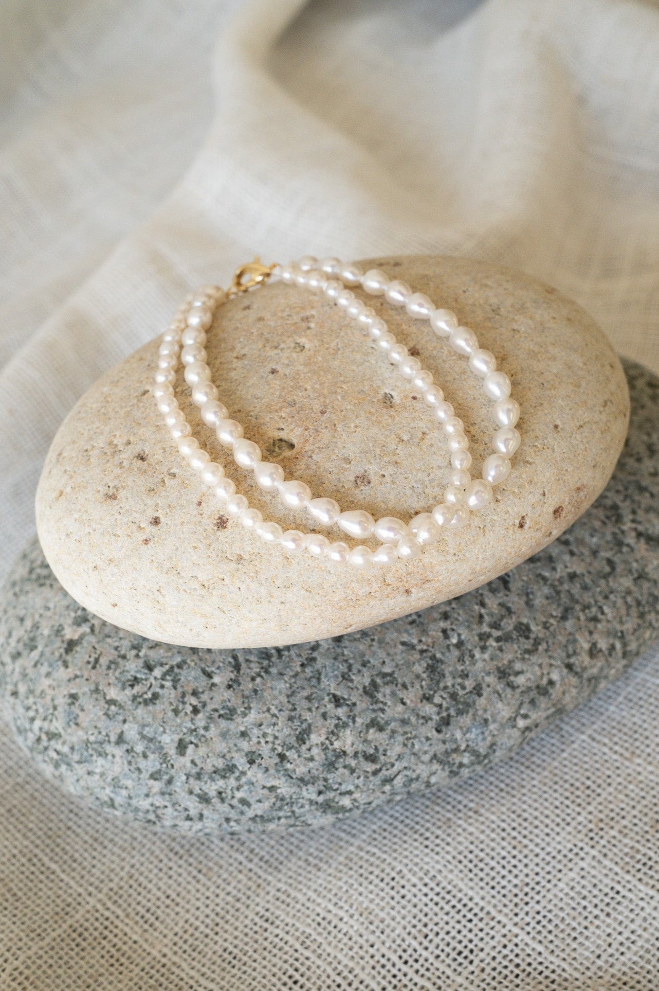 Seed Pearl Double Strand Bracelet