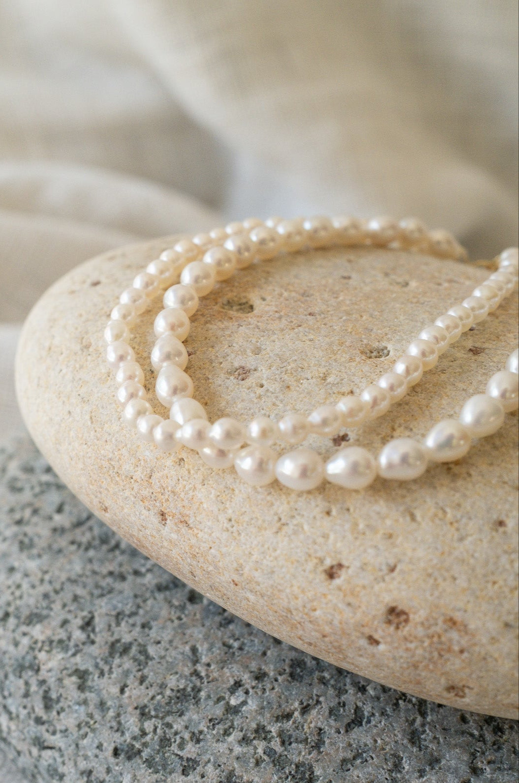 Seed Pearl Double Strand Bracelet