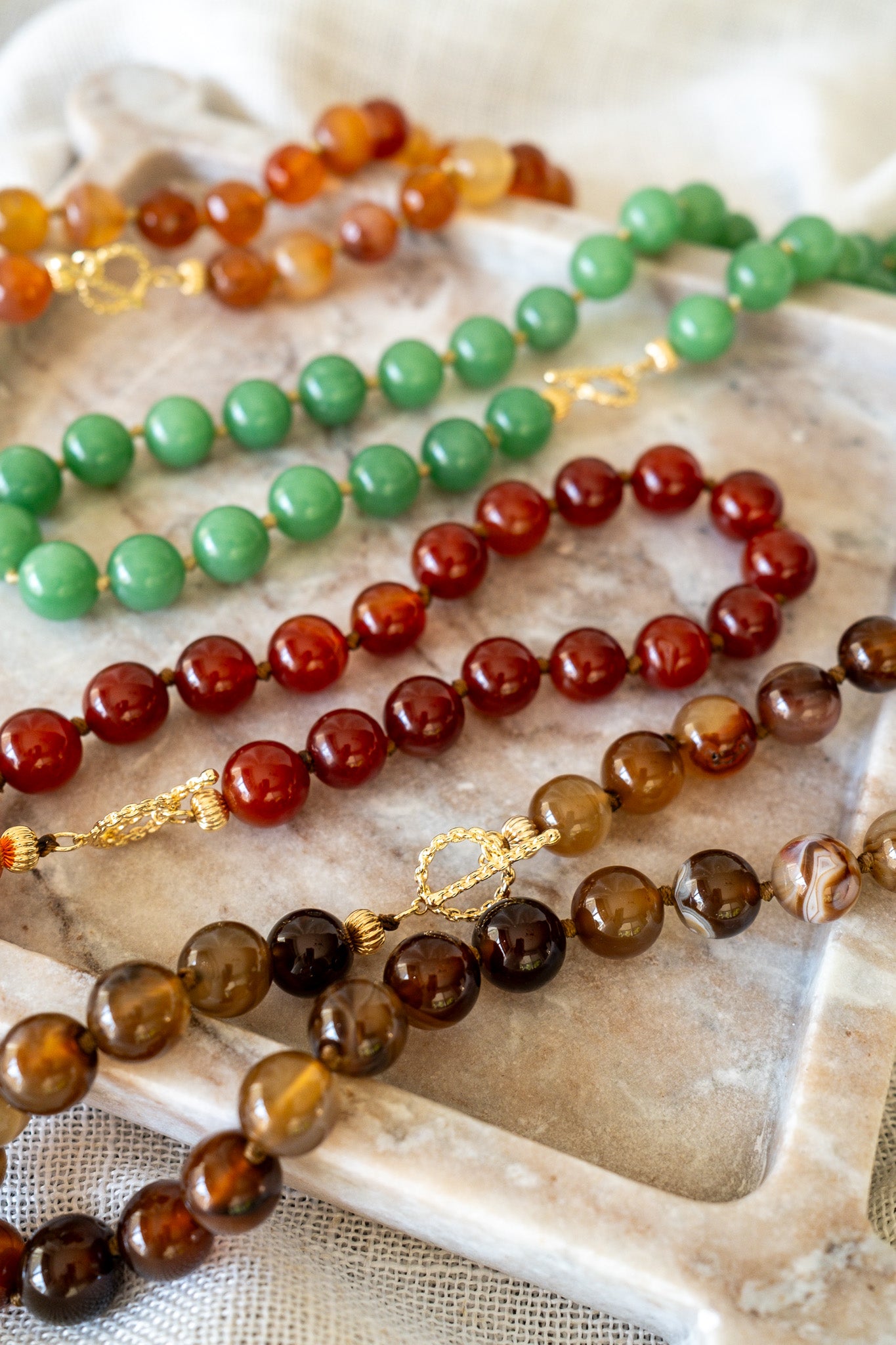 Stone Bead Necklace