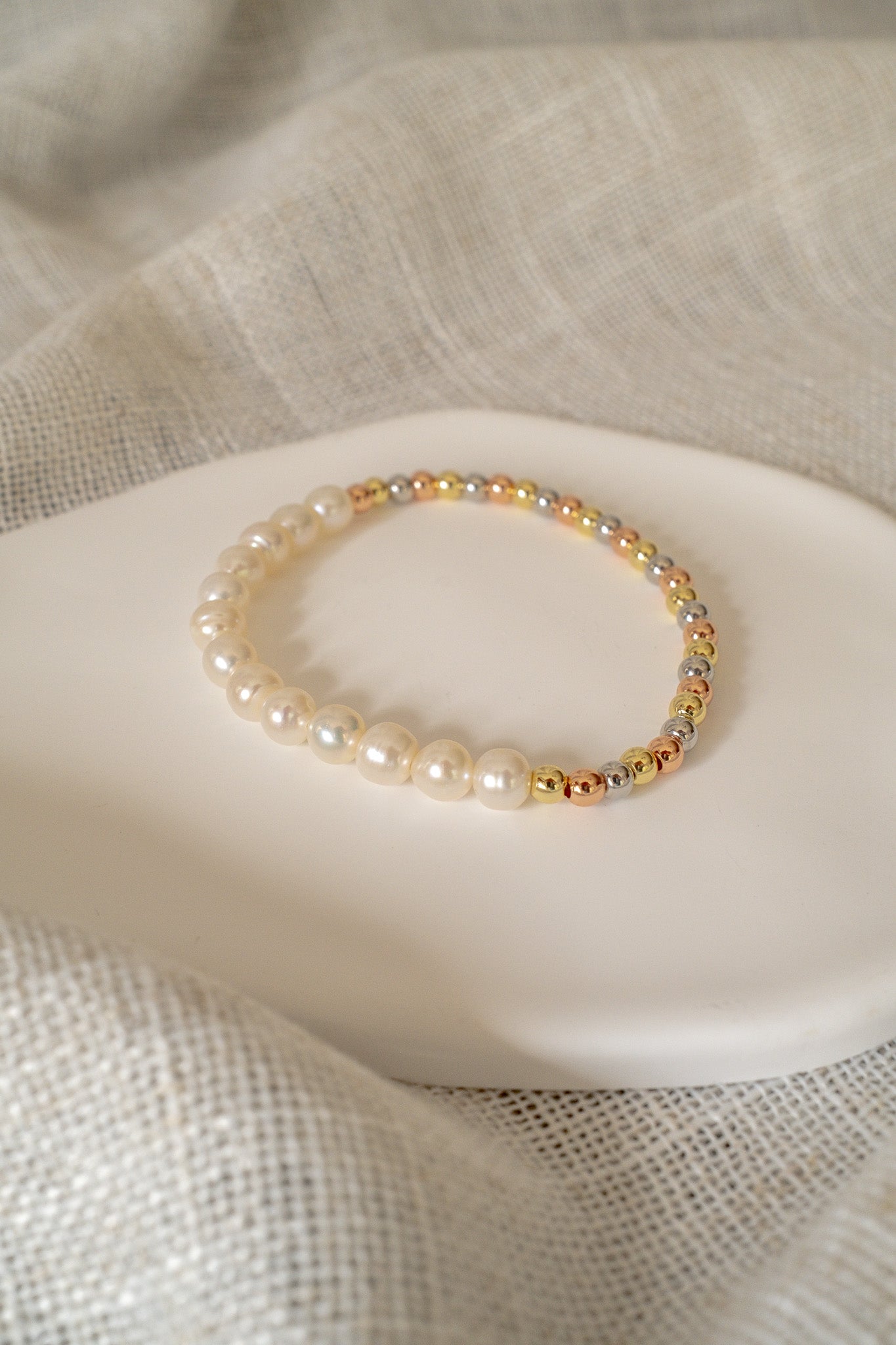 Pearl and Beads Bracelet