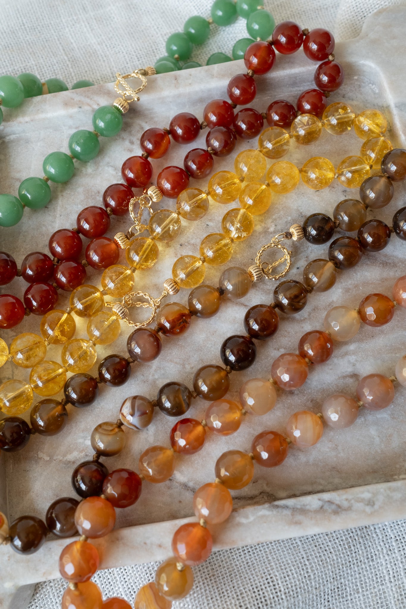 Stone Bead Necklace