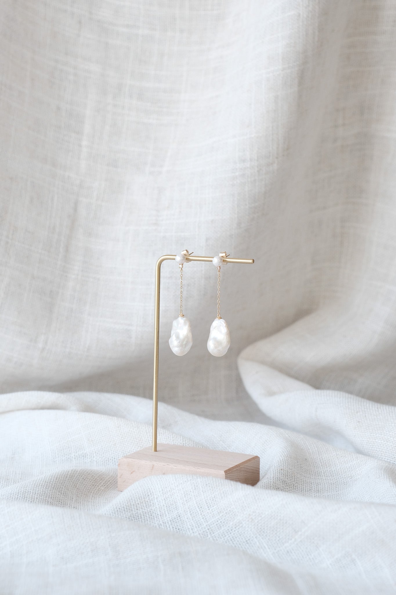 Baroque Pearl Drop Earrings