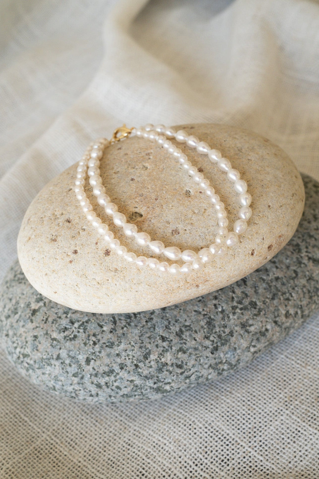 Seed Pearl Double Strand Bracelet