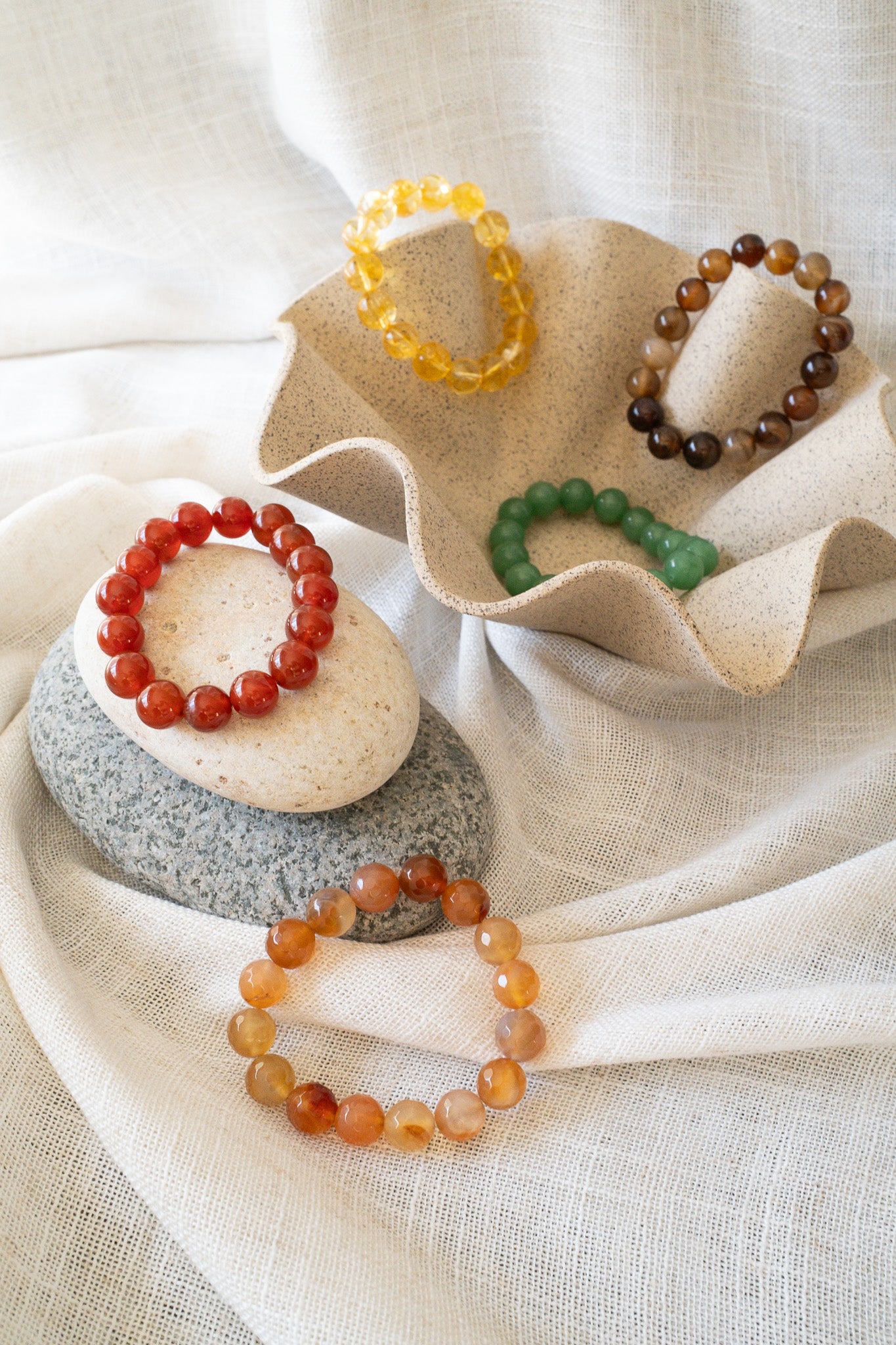 Stone Bead Bracelet