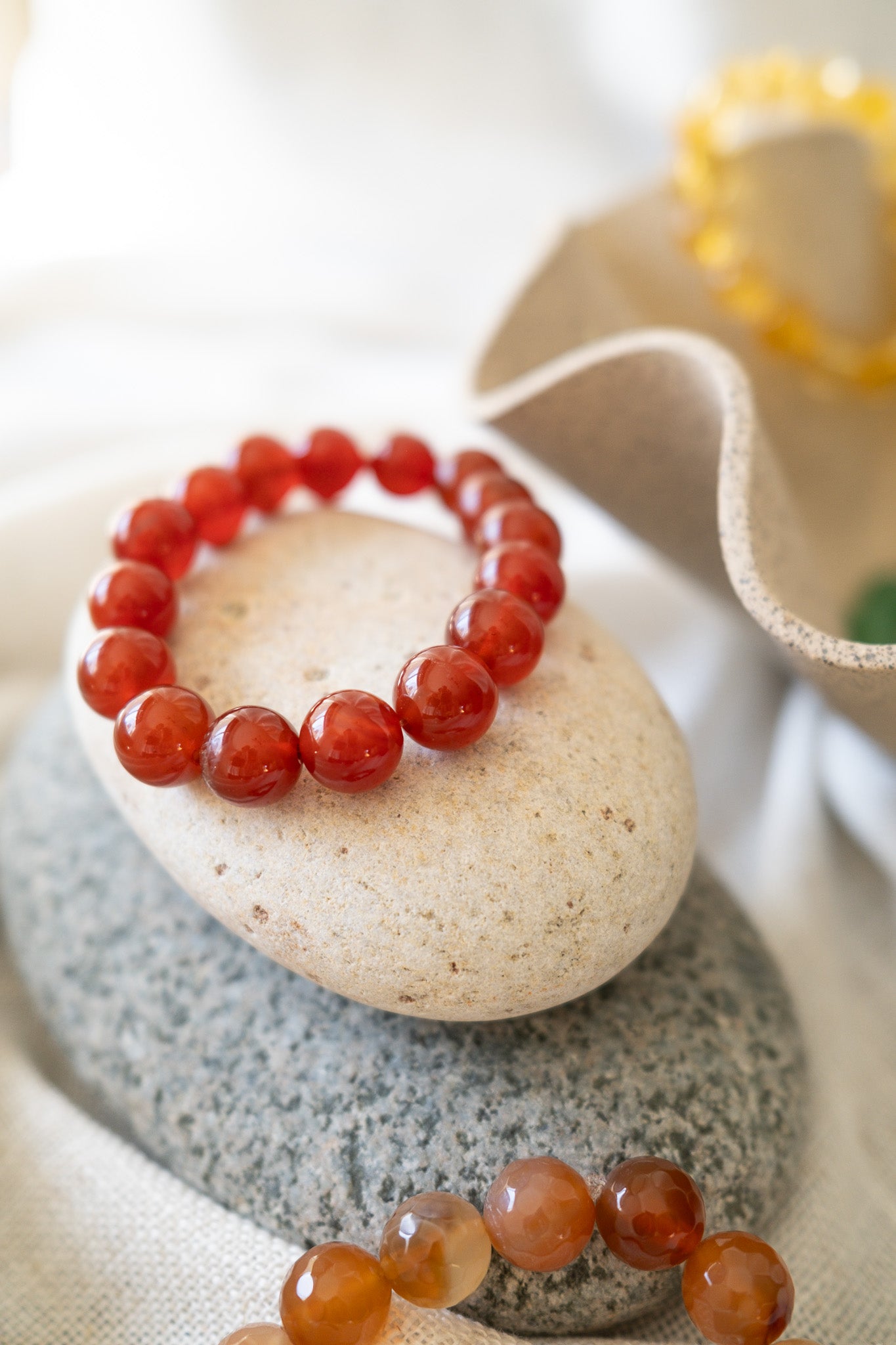 Stone Bead Bracelet
