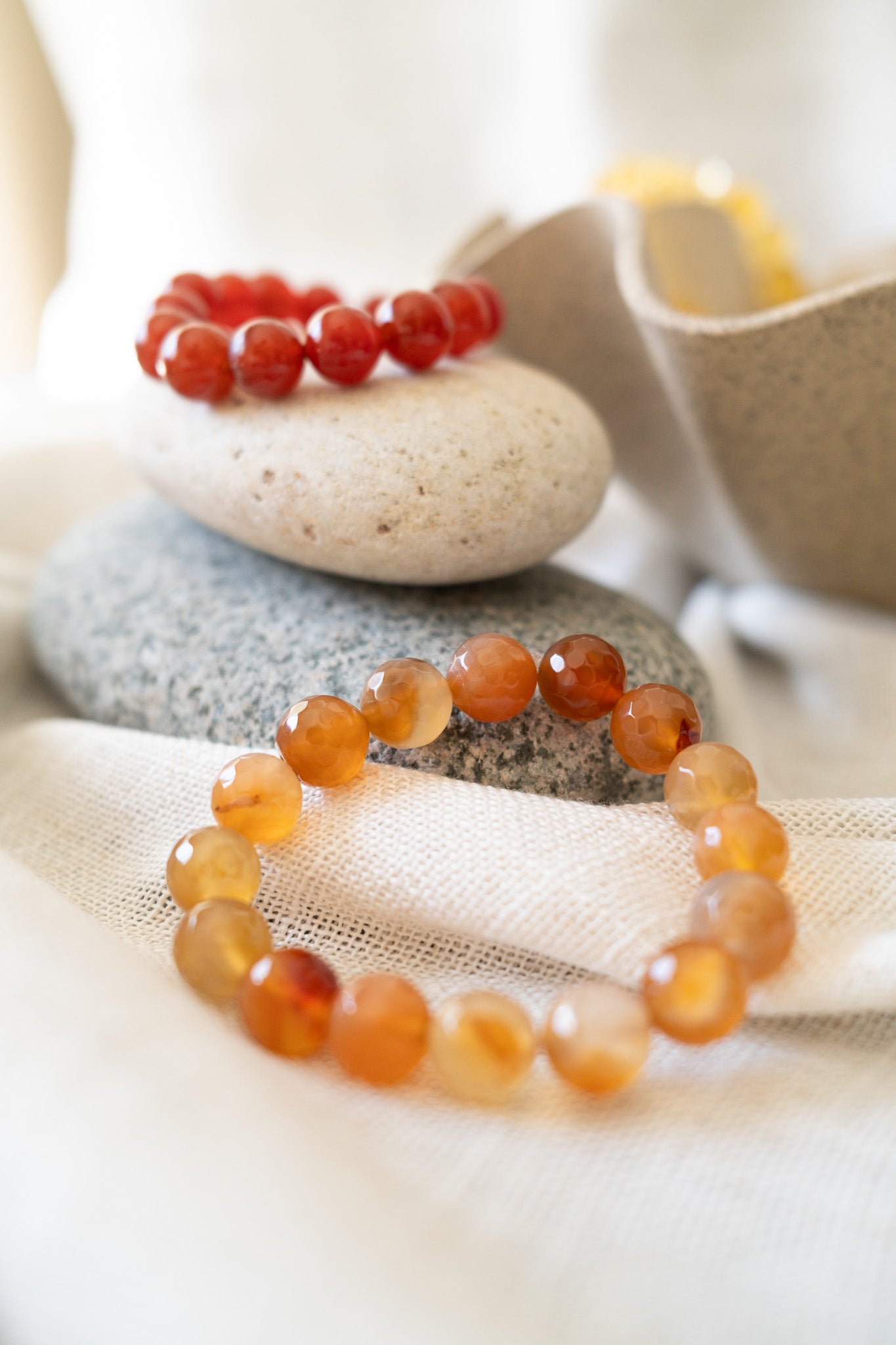 Stone Bead Bracelet