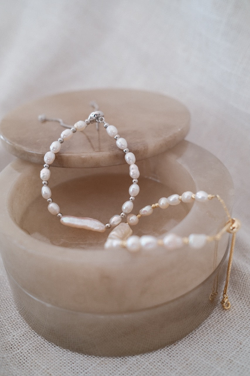 Keshi Pearl Mix Bracelet