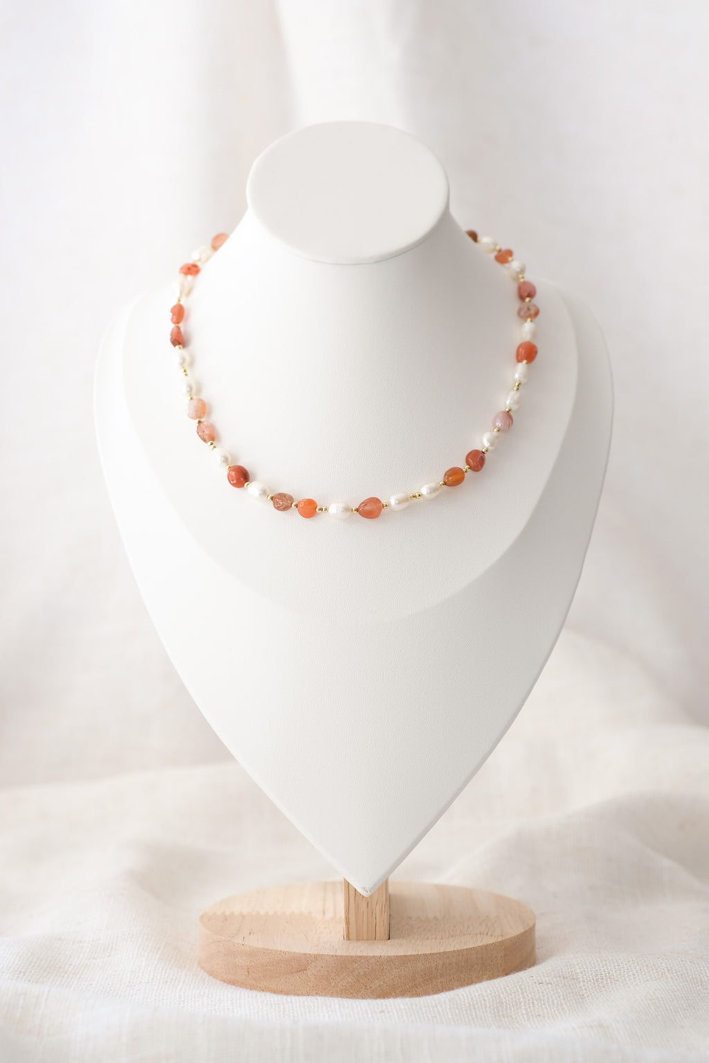 Pearl & Stone Mix Necklace